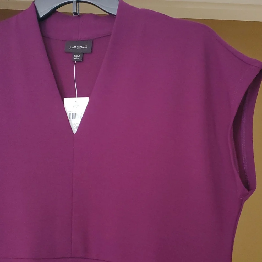 J Jill Fit & Flare Dress Small Petite - Picture 3 of 16